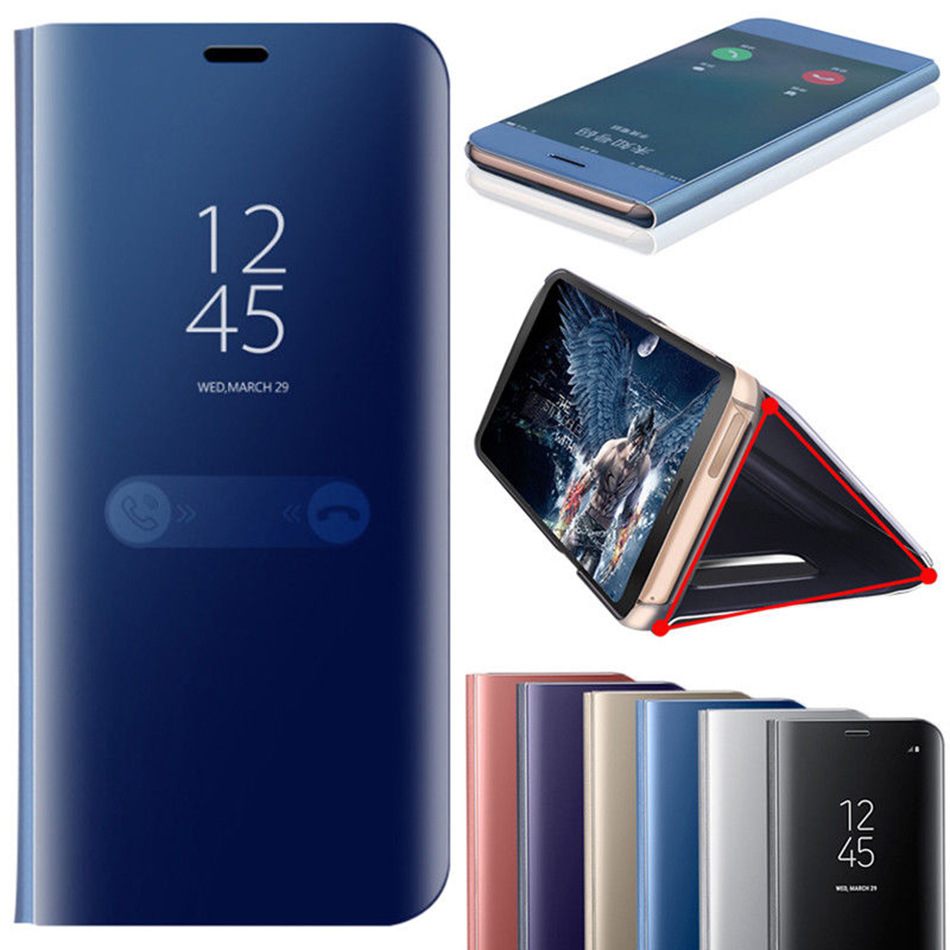 Mirror Flip Case For Samsung Galaxy A10 A30 A40 A50 A70  M30  S8 S9 Plus S10 Note 10 Pro 8 9 Cove