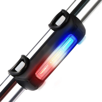 Bike Bicycle Light LED  Rear Light USB Rechargeable Cycling Safety Warning Flashlight Tail Lamp