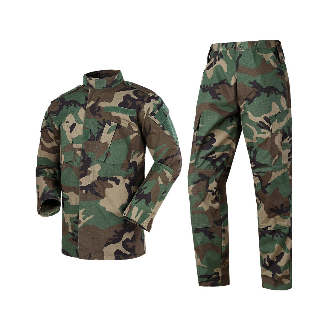 Military Uniform Camouflage Tactical Suit Men Army Special Forces Combat Shirt Coat Pant Set