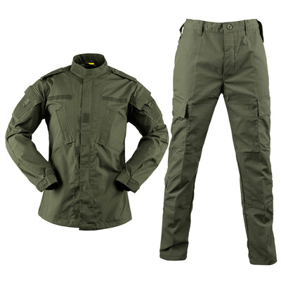 Military Uniform Camouflage Tactical Suit Men Army Special Forces Combat Shirt Coat Pant Set