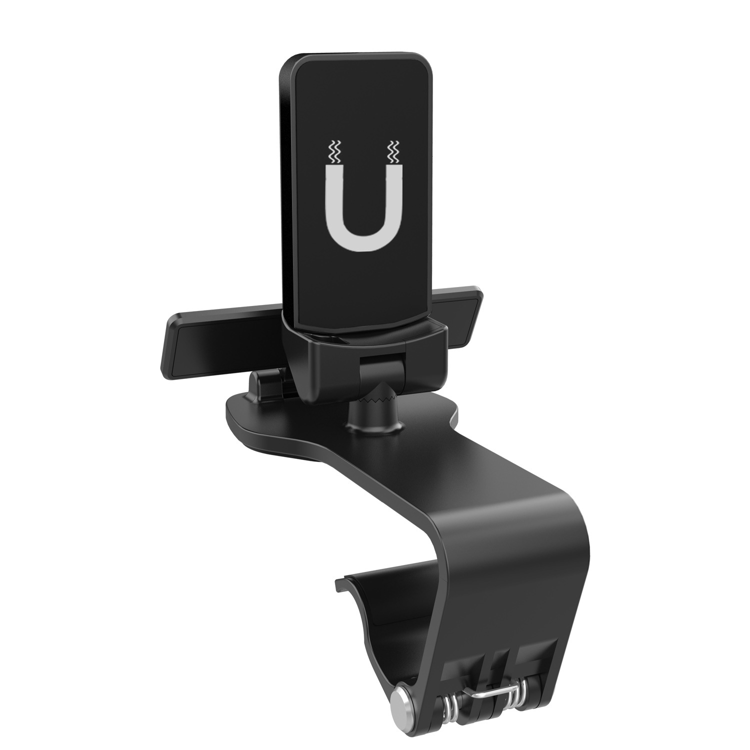 Car mobile phone bracket instrument panel clip rearview mirror sun visor navigation magnetic bracket
