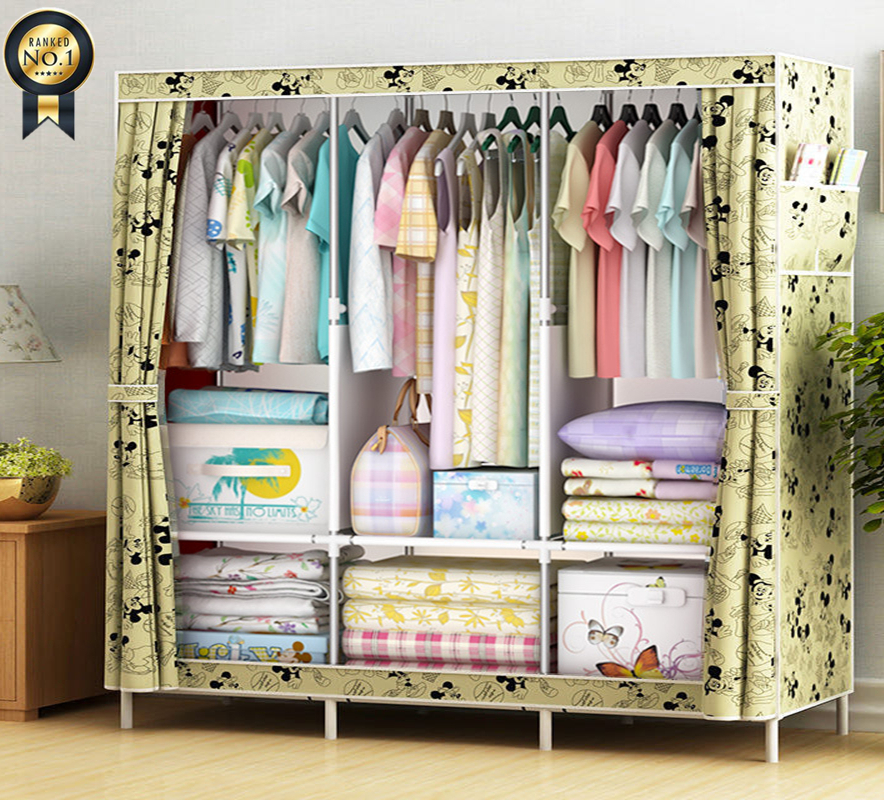 Exclusive discounts for 3 Columns DIY Nonwoven Portable Wardrobe