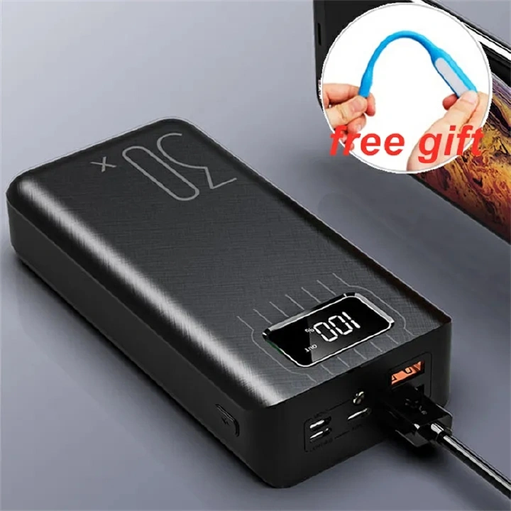 30000mAh Power Bank powerbank Portable Charger Super-capacity Mobile Power Bank for iPhone Android