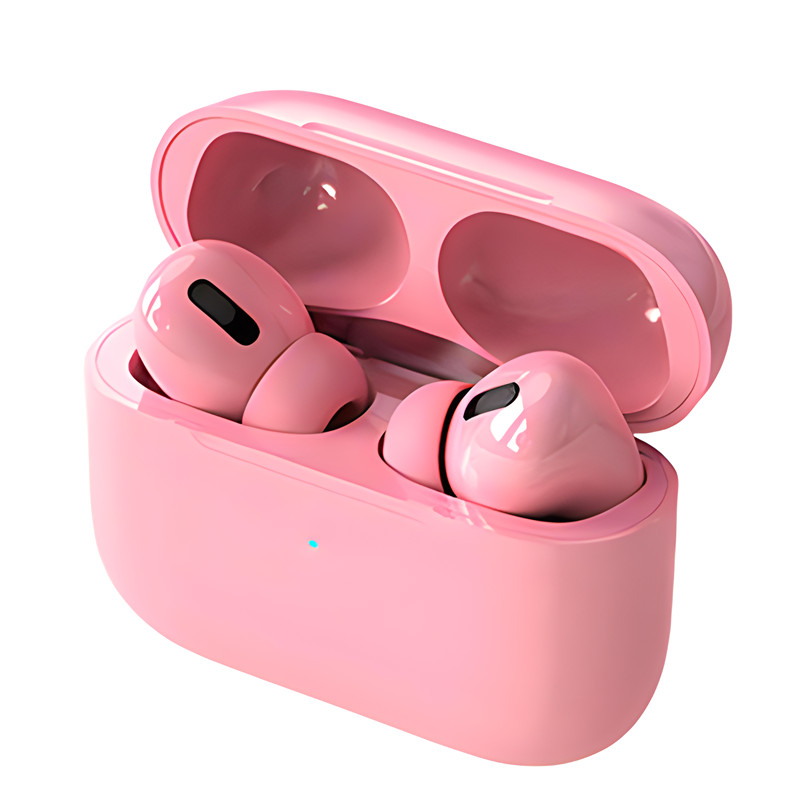 Air Pro3 TWS Macaron Color Pro 3 earpods Earphone Wireless Bluetooth Earphone Bluetooth V5.0 Touch Control for all Smart phone Pink