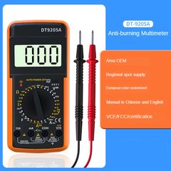 Digital Multimeter AC/DC Transistor Tester Electrical NCV  Meter Profesional Analog Auto Range A/V accessaries & Cables as picture