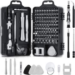 115 in 1 Professional Repair Tool Kit Precision Screwdriver Set Magnetic Screw Driver Set Black