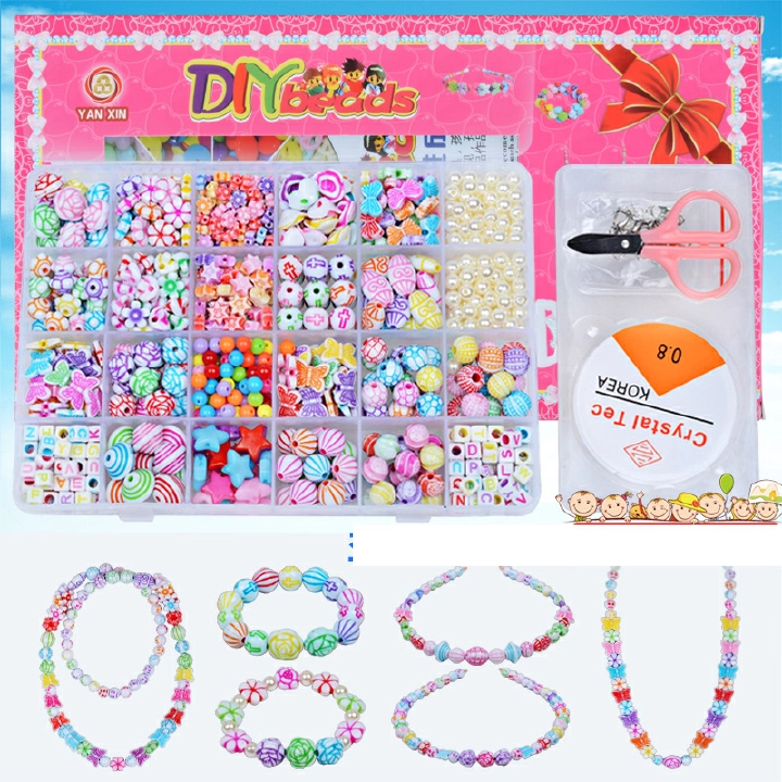 450PCS Fruit Flower Polymer Clay Beads, 24 Style Cute Smiley Heart Beads Charms for Jewelry Necklace Earring Making, DIY Bracelet Making Kit Accessories for Women Girls