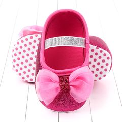 2 pair Infant  Baby Boys Girls Shoes PU Leather  prewalker Soft Moccasins Newborn Loafers Anti-Slip Toddler  Shoes internal length 11.5cm --suitable for - 6-8 months Red