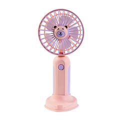 Mini Handheld Portable Fan for Travel, Travel Essentials Hand Held Fan Rechargeable, Small Portable Personal Fan,Great as Lash Fan to Dry Nails, Lotion, Eyelash Pink one size
