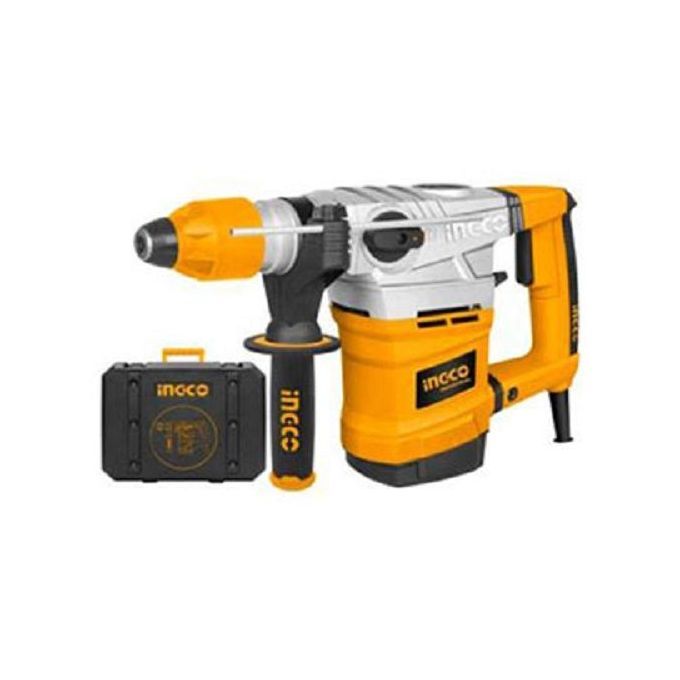 Ingco Rotary Hammer - 1800W, 3 Drills And 2 Chisels
