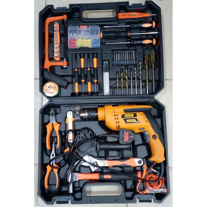 WAVE COMPLETE 117 TOOLSETS WITH APOWERFUL 750WATTS DRILL
