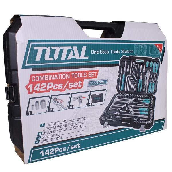 TOTAL 142 PCS  HIGH QUALITY COMBINATION TOOL SET