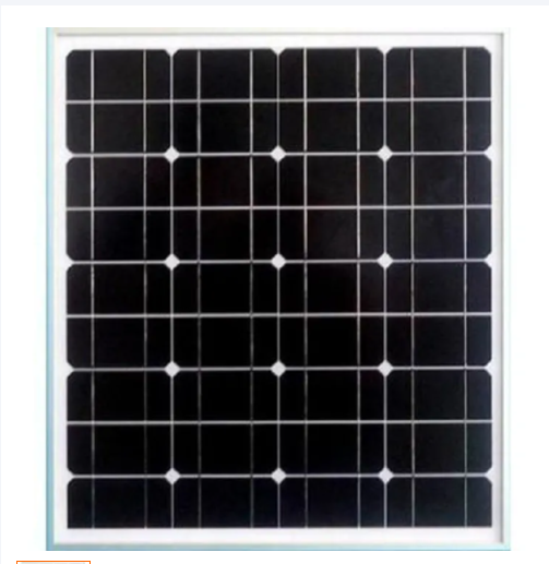 Solar Africa 40 Watts solar panel Gray Normal Size 40W