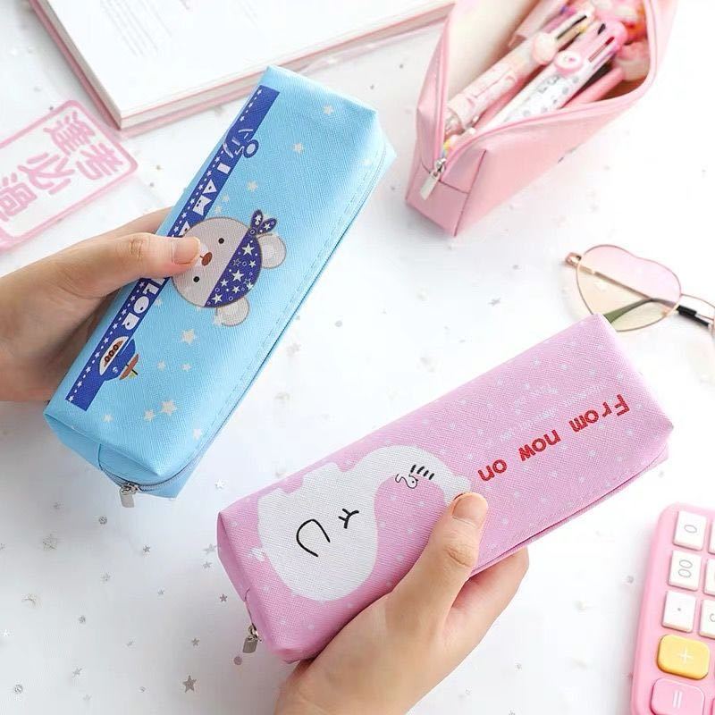 school Large capacity cute pen bag pencil case for students Durable lightweight easy carry simple / fashion / stationery bag / suitable stationery box for boys and girls