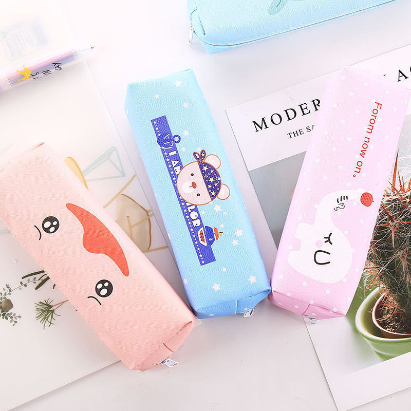 school Large capacity cute pen bag pencil case for students Durable lightweight easy carry simple / fashion / stationery bag / suitable stationery box for boys and girls