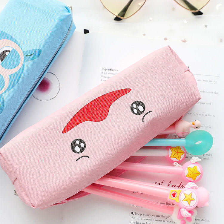 Cute pen bag pencil student minimalist/fashion/stationery bag/boy and girl suitable stationery box