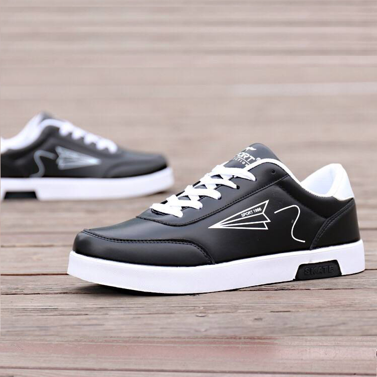 ASSKLO Board shoes men&apos;s trend small white shoes men&apos;s sports casual men&apos;s shoes white