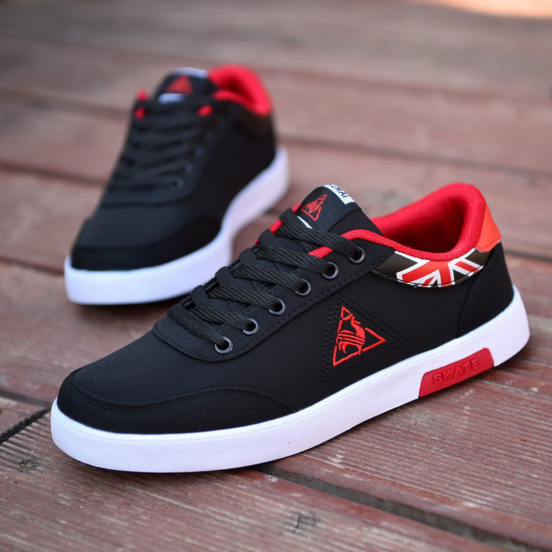 Men's shoes canvas shoes men's casual shoes Korean version of the trend of student shoes men's sneakers board shoes