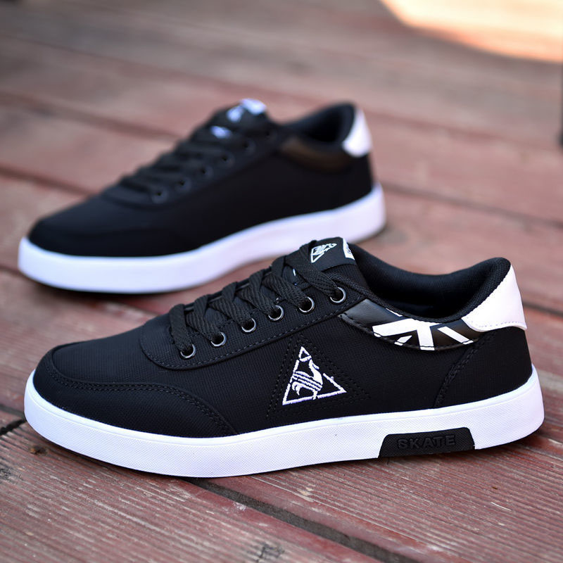 Men's shoes canvas shoes men's casual shoes Korean version of the trend of student shoes men's sneakers board shoes