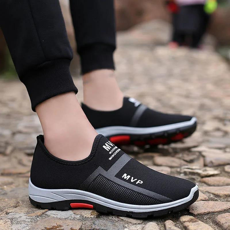 ASSKLO Old Beijing cloth shoes casual shoes light breathable wear-resistant anti-slip labor protection shoes construction site driver shoes