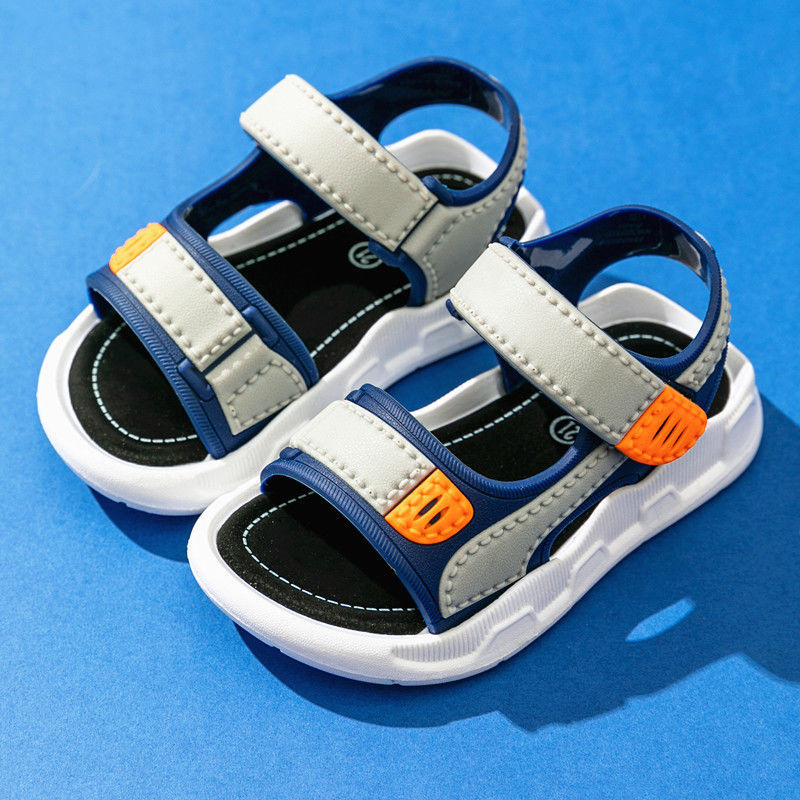 ASSKLO New Boys' Sandals Kids Boys Beach Water shoes Soft-Soled Non-Slip Kids Baby Shoes Kids Beach Shoes Comfortable Sandals Unisex Durable  Lightweight Fashion Shoes