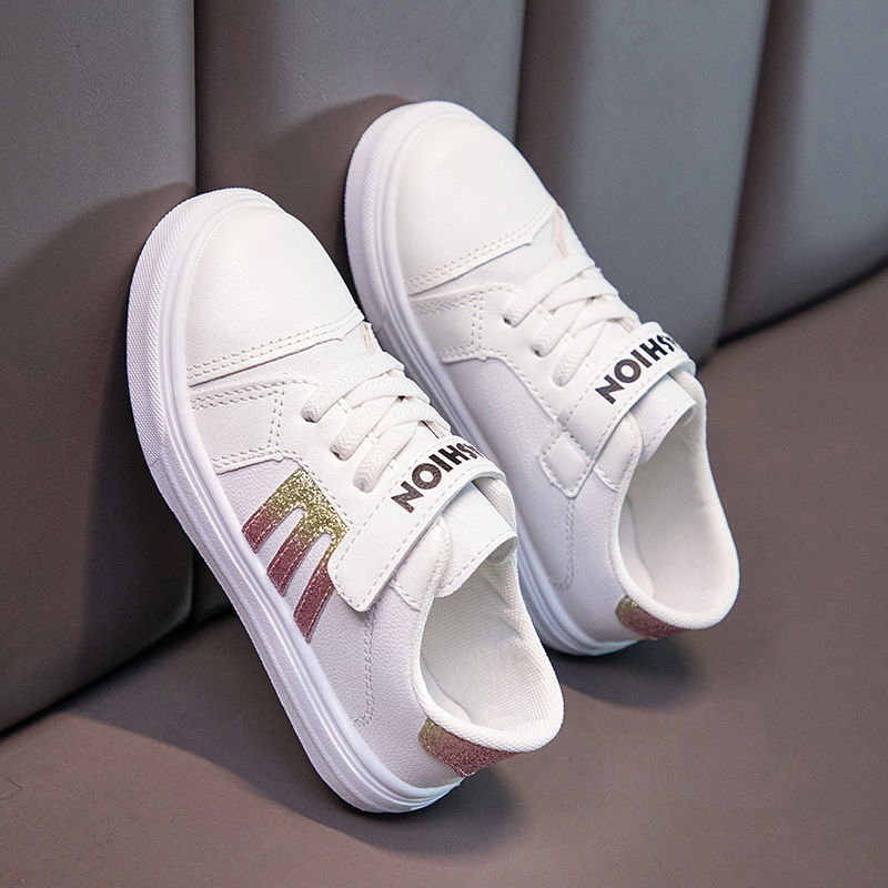 ASSKLO Boys and girls net shoes 2025 new fashion big kids hollow student board shoes children's breathable mesh small white shoes