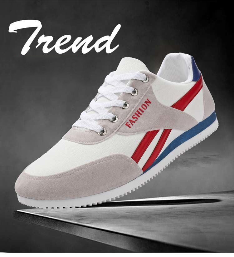 ASSKLO Breathable canvas shoes men trend skateboard shoes men's shoes sports casual shoes anti-odor cloth shoes single shoe men