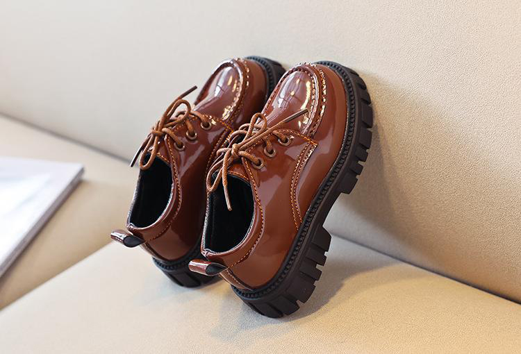 ASSKLO new products kids shoes   kids  Quality Genuine leather shoes  back to school shoes students shoes kids shoes black  boys shoes girl shoes  thick bottom performance shoes timberland