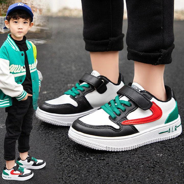 New arrival 26-35 rubber shoes older children sports kids shoes board shoes size  new soft sole anti-slip multifunctional casual shoes boys and girls breathable leather sneakers waterproof tide