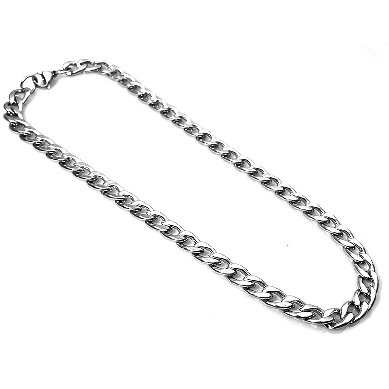 Men's Titanium Steel Necklace Rough Domineering NK Chain Trendy Fashion Necklace Hiphop Necklace Street Hip Hop Jewelry jewelry accessories