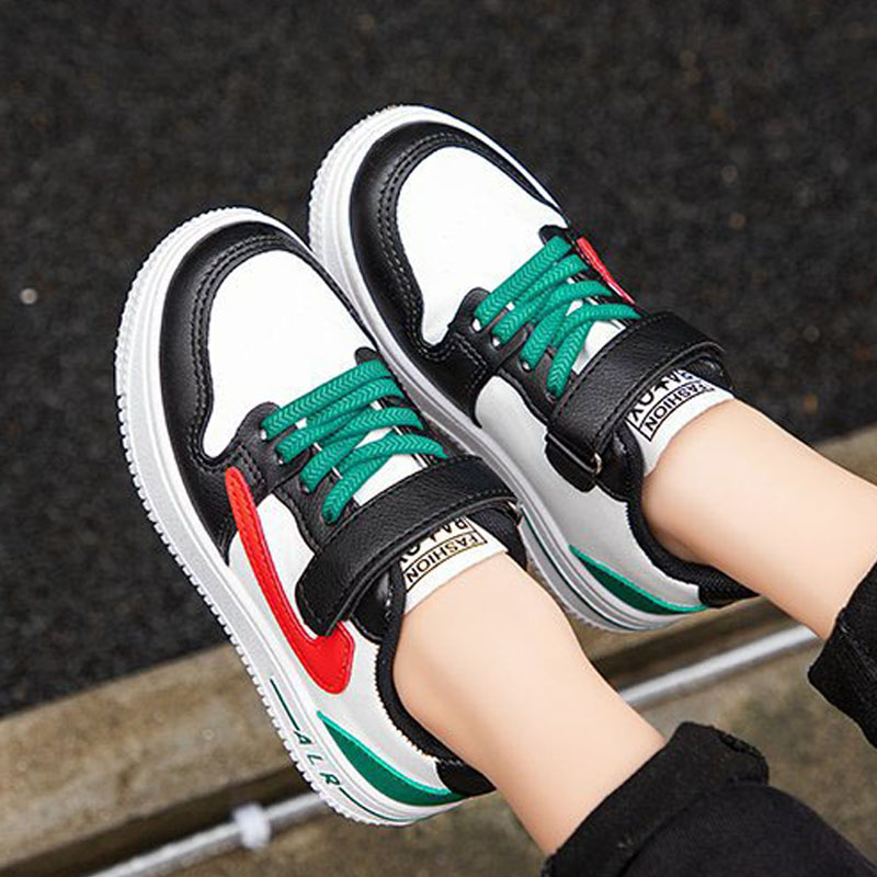 New arrival 26-35 rubber shoes older children sports kids shoes board shoes size  new soft sole anti-slip multifunctional casual shoes boys and girls breathable leather sneakers waterproof tide