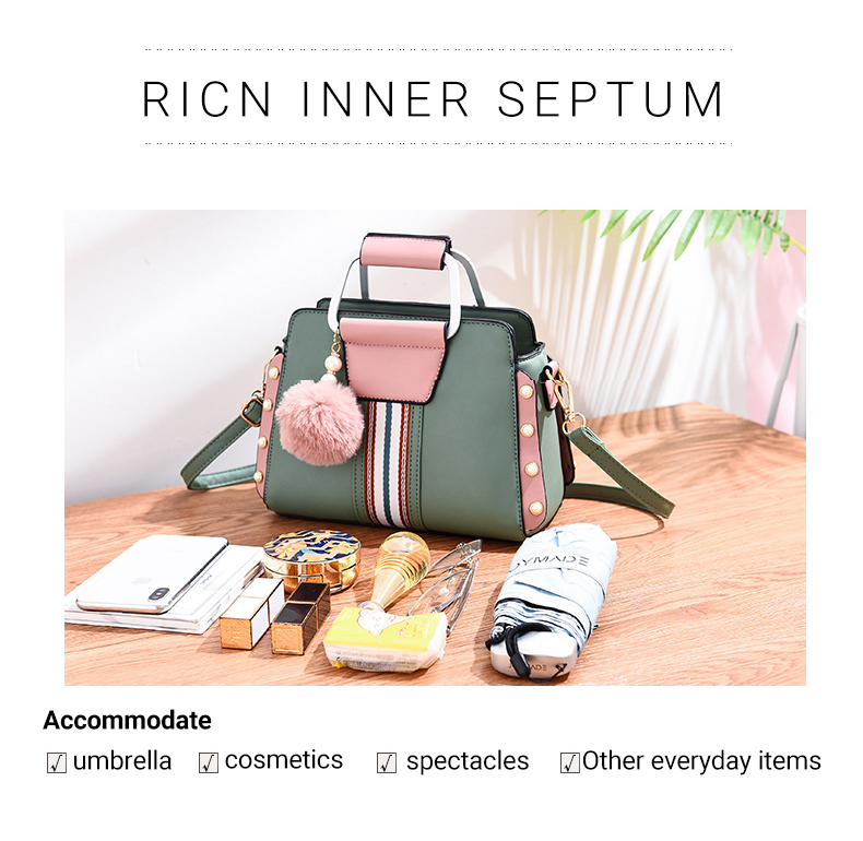 New Arrivals handbag Women  New Fashion European and American Bags Contrast Large Capacity Women's Bags Shoulder Bag Tide Valentine's Day Gifts