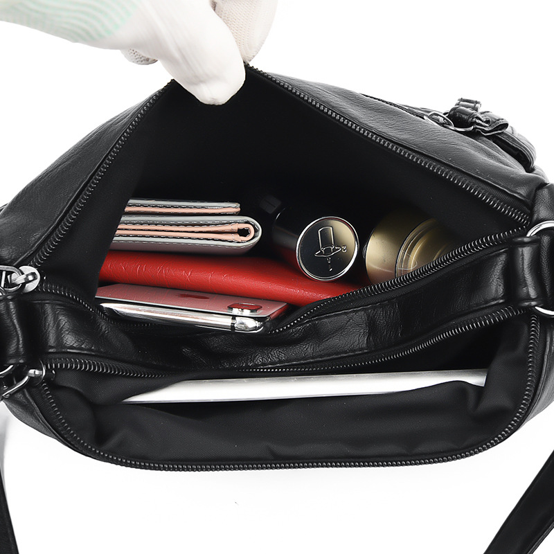 New arrival fashion handbags cross-body bagwomen's bag shoulder bag lightweight soft leather PU shoulder bagmiddle-aged backpack mom bag