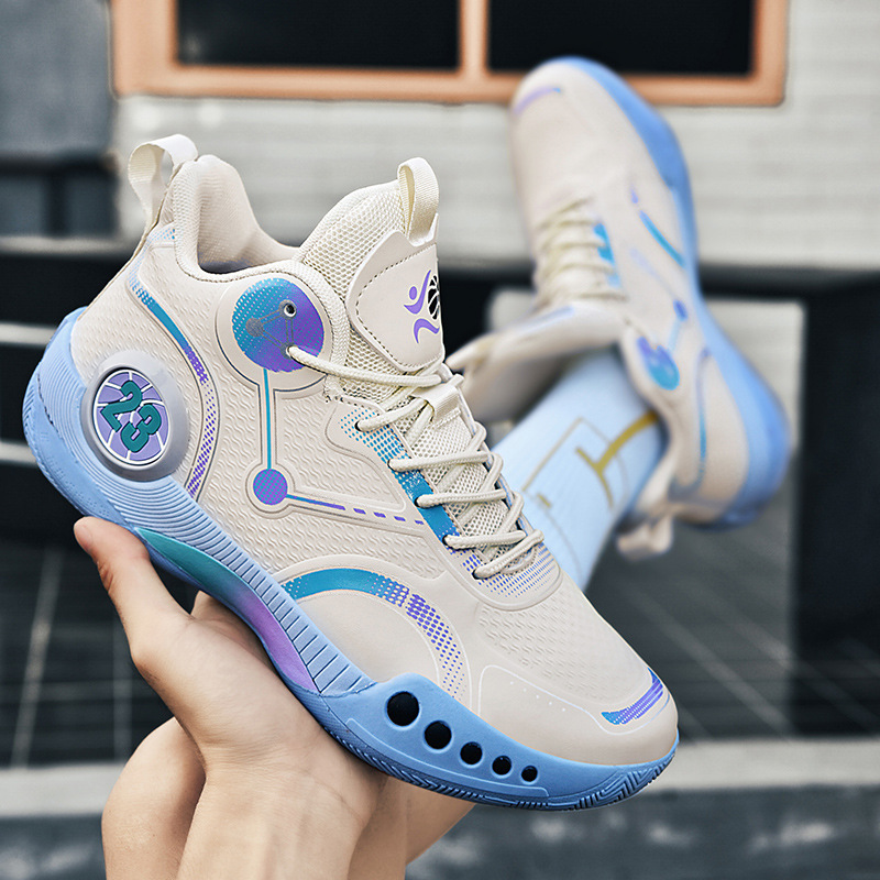 ASSKLO Fashion basketball sports breathable wear shock absorption women's sneakers men's basketball shoes couple casual shoes running shoes football sneakers volleyball sneakers