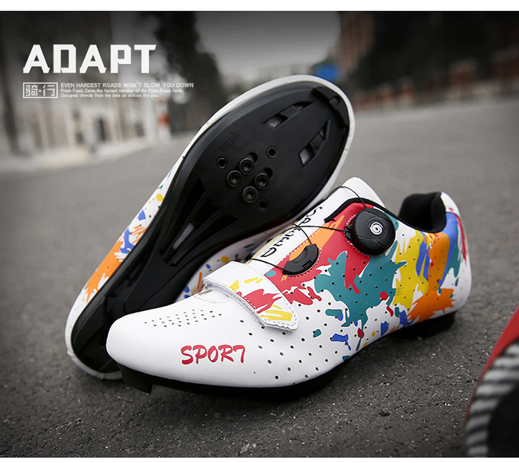 ASSKLO Professional cycling shoes new bike unlocked shoes men's mountain bike lock shoes hard sole breathable road bike shoes cycling shoes