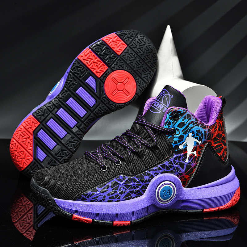 ASSKLO Basketball shoes summer breathable James Irving student sports breathable wear shock absorbing shoes, casual shoes, running shoes, football sneakers, volleyball sneakers