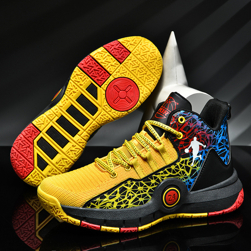 ASSKLO Basketball shoes summer breathable James Irving student sports breathable wear shock absorbing shoes, casual shoes, running shoes, football sneakers, volleyball sneakers