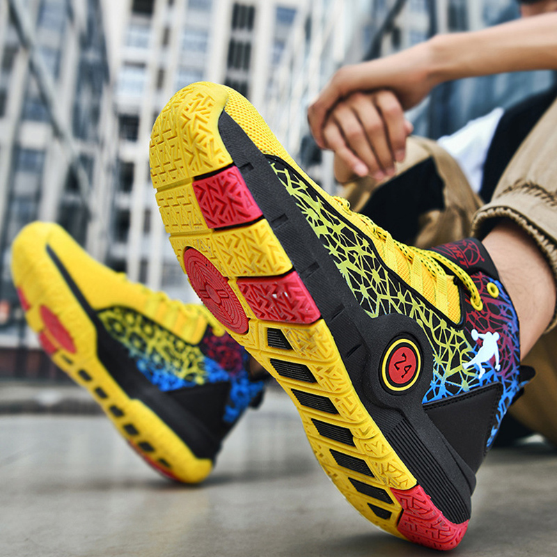 ASSKLO Basketball shoes summer breathable James Irving student sports breathable wear shock absorbing shoes, casual shoes, running shoes, football sneakers, volleyball sneakers