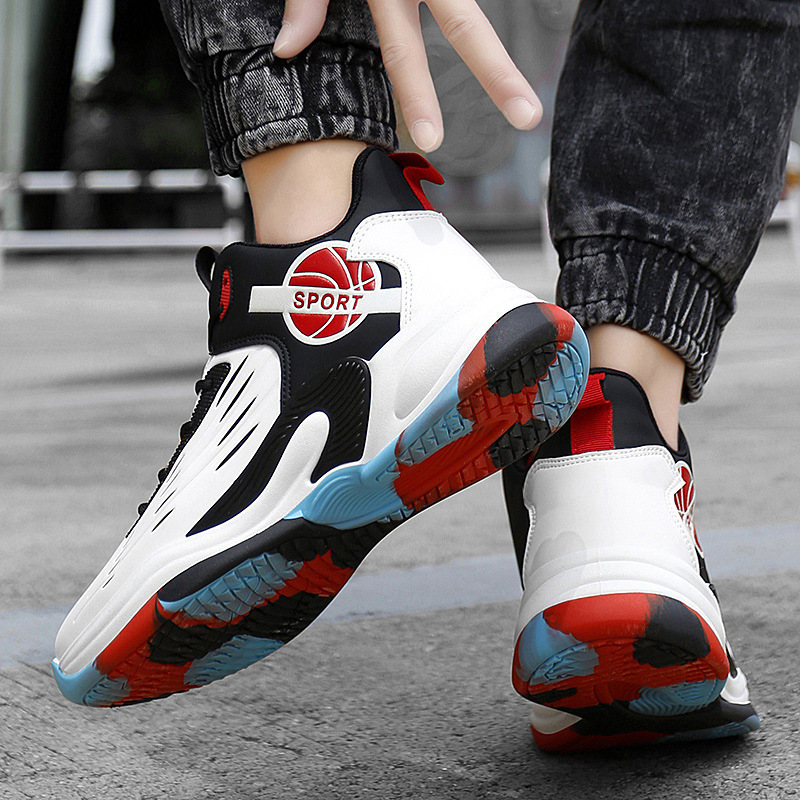 ASSKLO 2025 new couple basketball shoes athleisure style co-ed comfortable and breathable trendy men's shoes heightened women's shoes Unisex shoes Cushioning shock absorption joint protection enhan