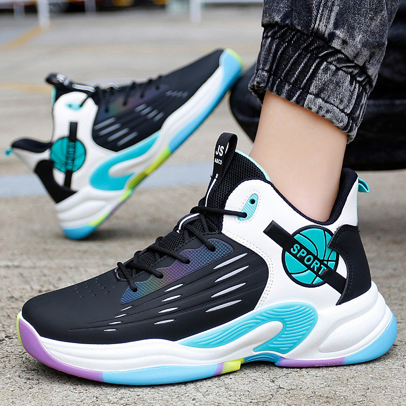 ASSKLO 2025 new couple basketball shoes athleisure style co-ed comfortable and breathable trendy men's shoes heightened women's shoes Unisex shoes Cushioning shock absorption joint protection enhan