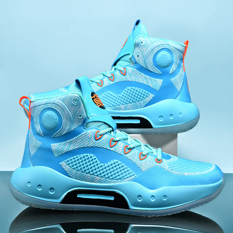ASSKLO Basketball shoes high stretch unisex sneakers shock absorbing air cushion sneakers casual shoes high top sneakers
