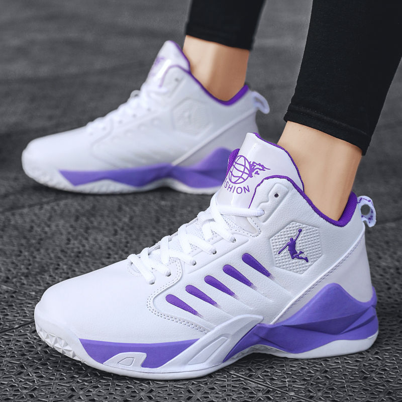 ASSKLO Couple basketball shoes, combat boots, men's high top sneakers, girls' casual running shoes, unisex sneakers