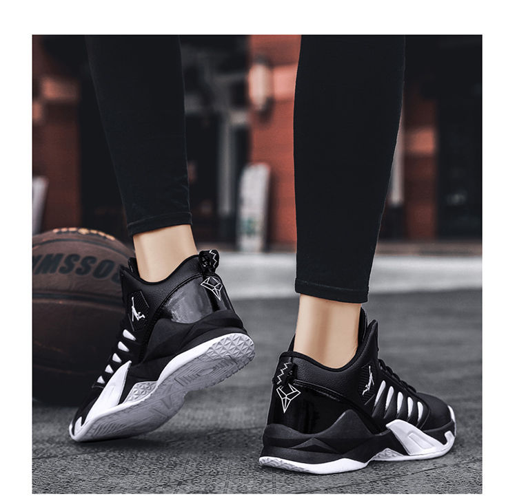 ASSKLO Couple basketball shoes, combat boots, men's high top sneakers, girls' casual running shoes, unisex sneakers