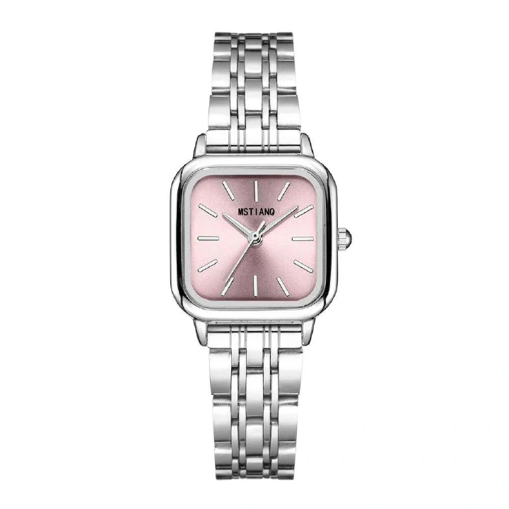 Popular New Fashion Leisure Luxury 30M Waterproof Steel Band Women Watches Business Women Lovers' Ladies Leisure Metal  Elegant Watches Classmates Dauthters Girl Friend's Birthday Gift Watch Watch