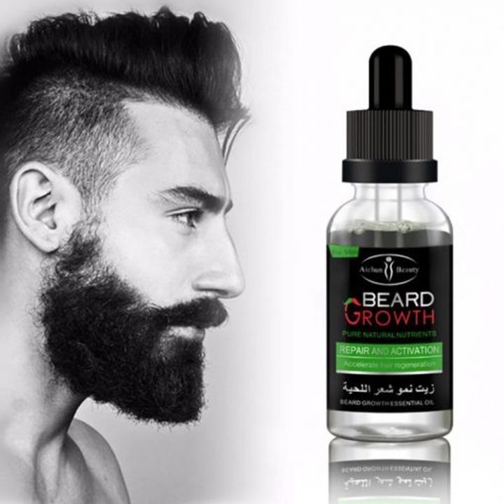 Beard Growth &amp; Moustache Fast Growth Oil c clear