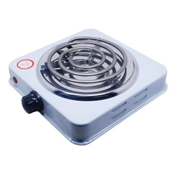 Generic Electric Single Burner Hot Plate Portable Stove Range Heater Counter top Cooking white