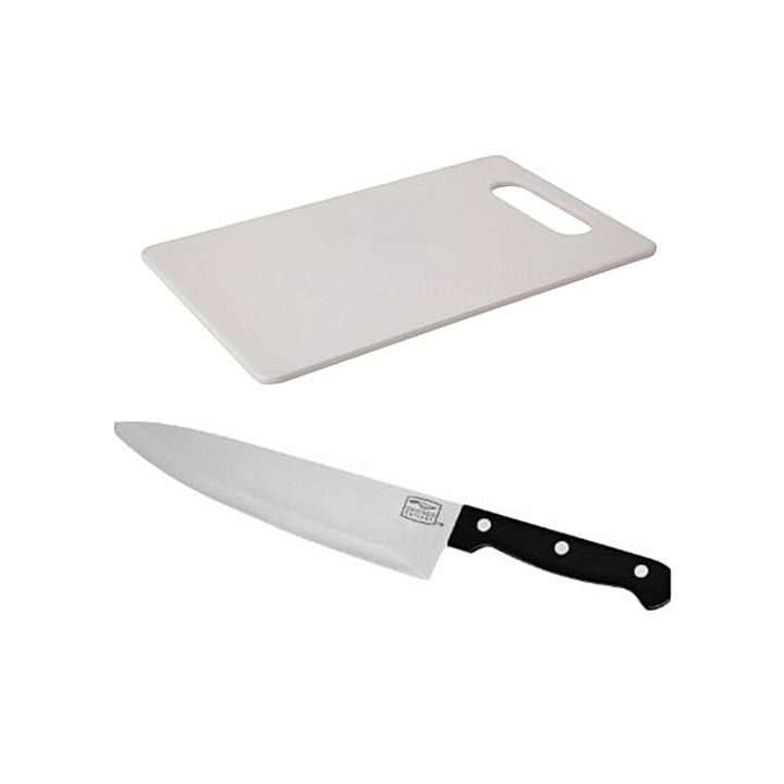 Chopping Kitchen Board + FREE Knife white normal white normal