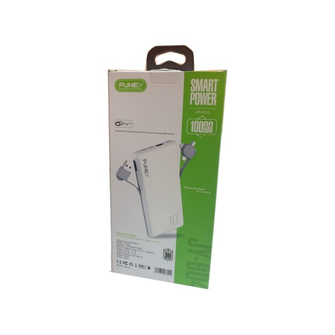 Punex Smart power bank for all digital devices including iPhone, type C and android phones