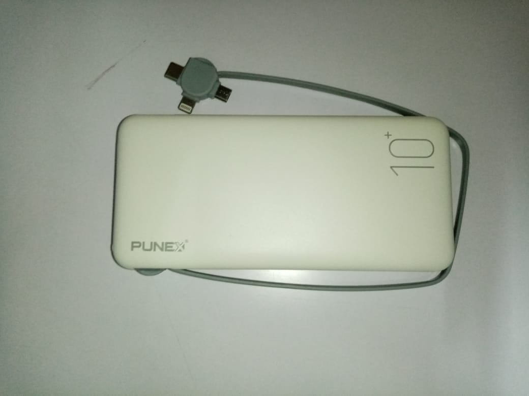 Punex Smart power bank for all digital devices including iPhone, type C and android phones