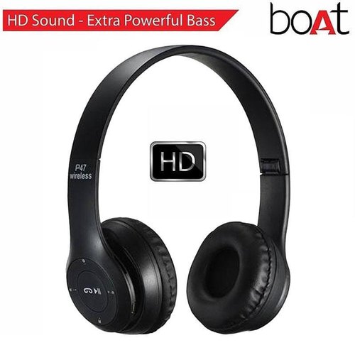 Exclusive discounts for Wireless Bluetooth Headphones P47 ST3 Stereo Bass With TF Radio Mic 3.5 jack pin for IOS Android